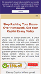 Mobile Screenshot of essaycapitals.com