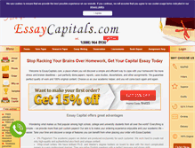 Tablet Screenshot of essaycapitals.com